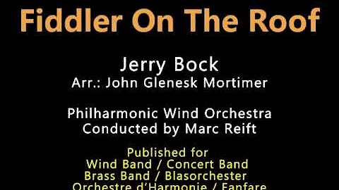 Marc Reift - Fiddler On The Roof (Jerry Bock, Arr....