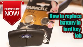 Replacing Your Ford Key Fob battery!(2009-2015)