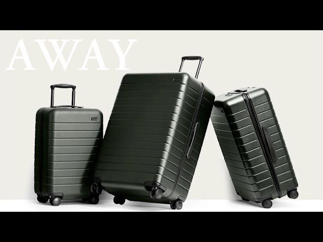 UNBOXING” AWAY LUGGAGE (THE LARGE l Dark Green) 