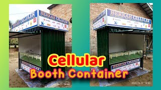 Booth container cellular