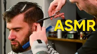 Scissors Only Relaxing Haircut 💈 ASMR BARBER