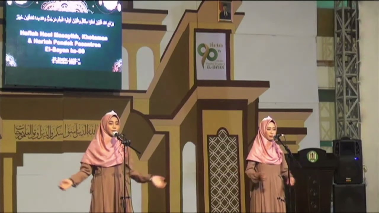 Opening Master Of Ceremony Putri | HARLAH PP EL-BAYAN Ke-90