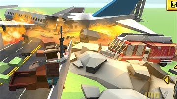 Sweaty Bob searching for Survivors where the Airplane crushed in Blockapolypse Zombie City