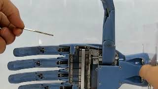 A single-actuator prosthetic hand
