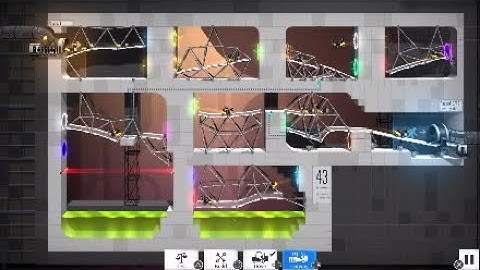 Bridge Constructor Portal - Level 43 - Portals Galore
