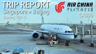 TRIP REPORT | Air China Boeing 787-9 ECONOMY CLASS | Singapore » Beijing (CA890; B-7879)