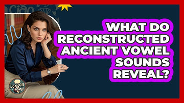 What Do Reconstructed Ancient Vowel Sounds Reveal? - Lexicon Lounge