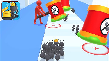 Tiny Run 🐜🐜🐜- All Levels Gameplay Walkthrough Android, iOS NEW UPDATE