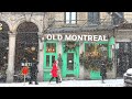 [4K]🇨🇦 Montreal in the Snowstorm | A Romantic Winter Escape☃️🌨️ Feb. 2025