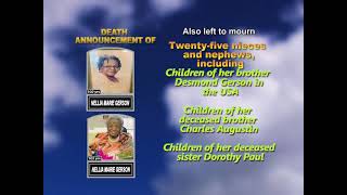 Nellia Marie Gerson ~ Long Obituary 2