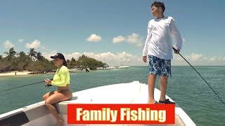 TOOK THE WHOLE FAMILY FISHING on the carrera tbt