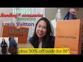 Handbag and Holiday accessory unboxing | Louis Vuitton and Oleada | 30% - 60% code!