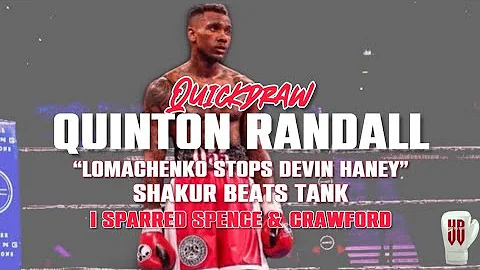 QUINTON RANDALL "LOMACHENKO STOPS DEVIN HANEY | I ...