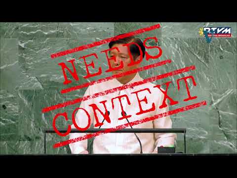 VERAfied: Marcos Jr.’s post showing large audience while he speaks at UNGA needs context