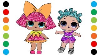 Lol Surprise Glitter Queen & Glitter Cosmic Queen Coloring Pages For Kids Digital Coloring