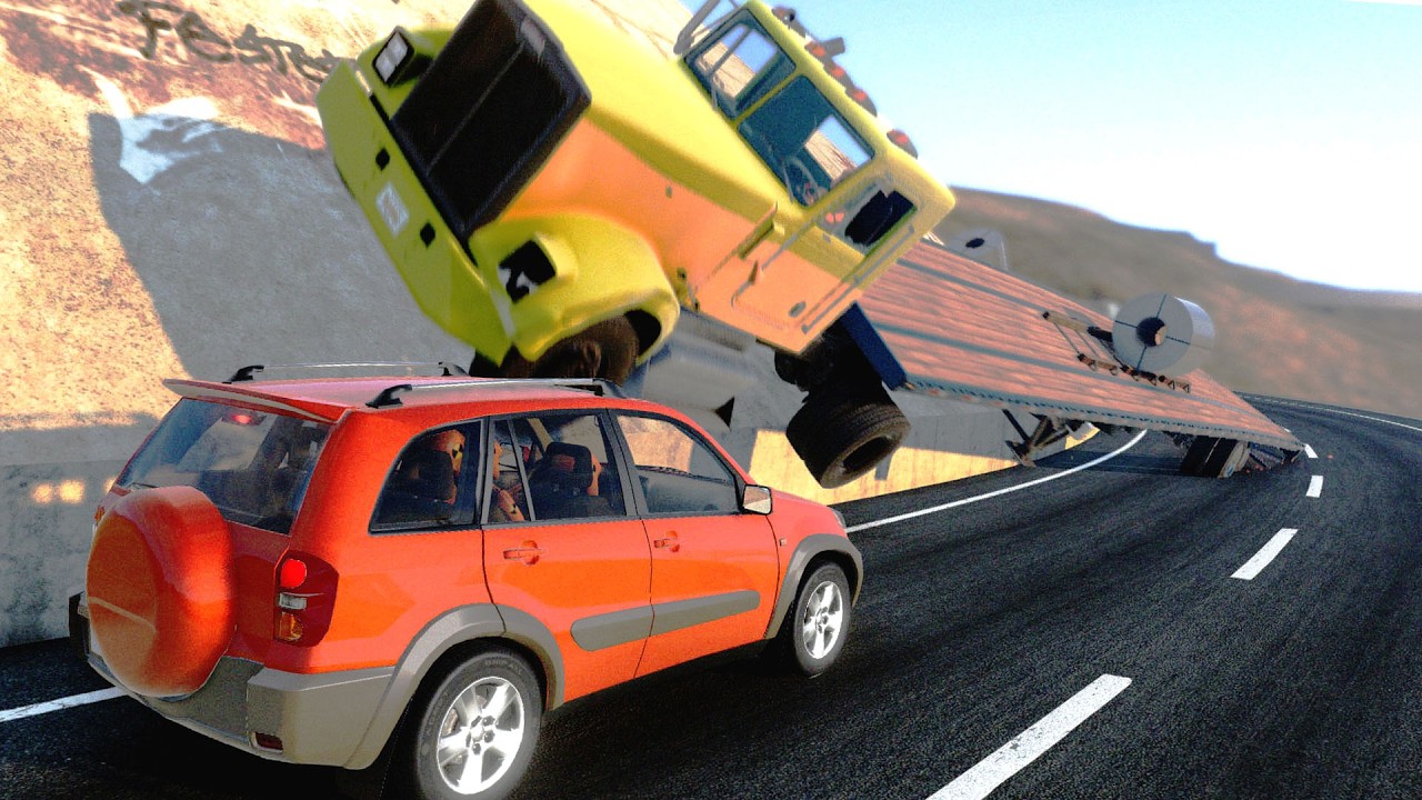 Realistic Car Crashes #02 | BeamNG Drive Short Compilation