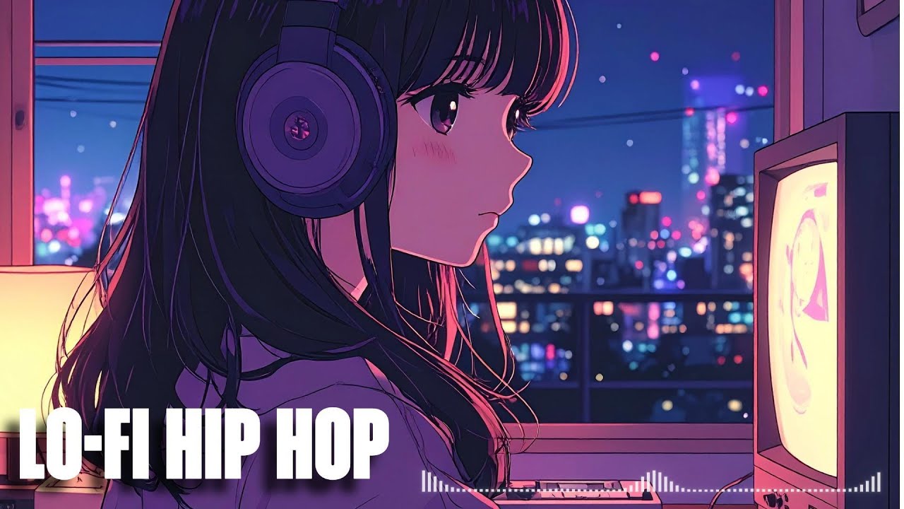 Anime Lofi Hip Hop Night Playlist – 1 Hour for Study & Work