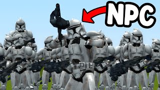 Spawning A TON OF NPCS To Cause Chaos - Gmod Star Wars RP Admin Trolling