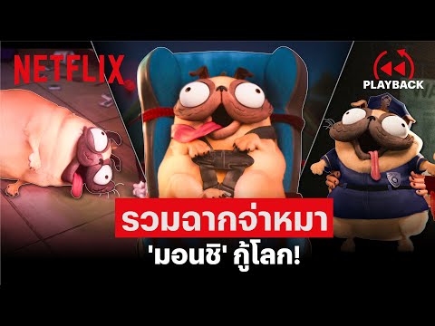 รวมความน่ารักจ่าหมา 'มอนชิ' นี่ตัวอะไรกันแน่!? (พากย์ไทย) | The Mitchells vs.The Machines | Netflix