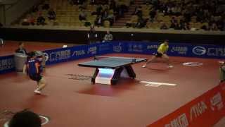 Xu Xin - Fan Zhendong SOC 2015. Amazing point in slowmo (120fps)