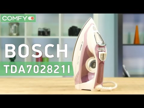 Bosch TDA702821I - технологичный утюг от именитого производителя - Видео демонстрация