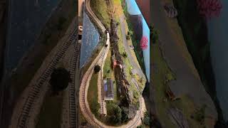 Epoxy railroad short #microtrainlayout #epoxyresinart #modeltrains