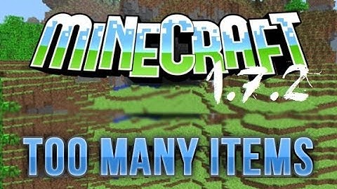 Minecraft - How to Install Too Many Items for 1.7.2 - No Forge