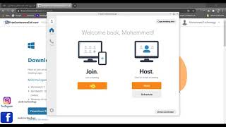 Downloading and installing the Free Conference Call for PC program on the computer, one of the study screenshot 5
