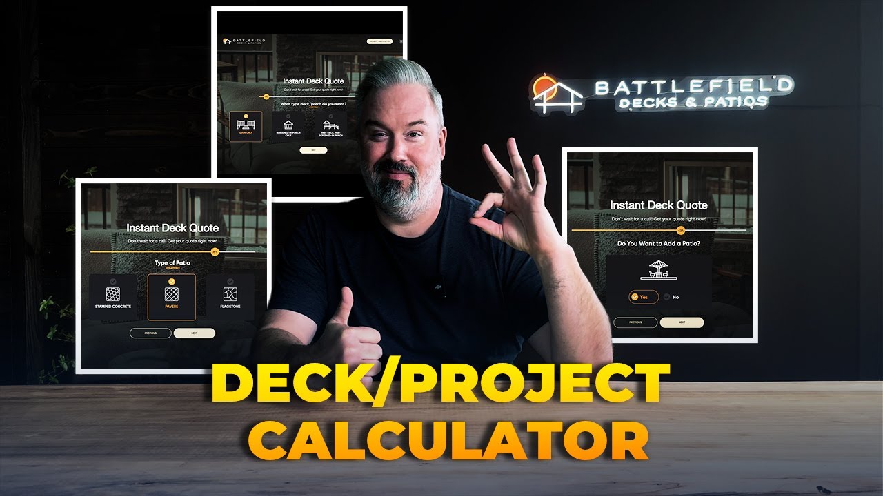 Get an Instant Deck & Patio Quote – Try Our Project Calculator! - YouTube