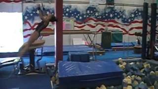 Abby Griswold 2010 summer training floor double pike