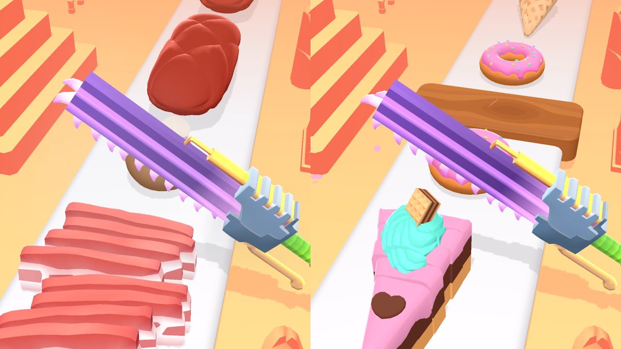 Perfect Slices! Very Satisfying And Relaxing ASMR Slicing Game - YouTube
