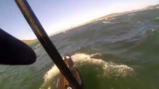 Downwind paddling through San Francisco's Potato Patch  SIC