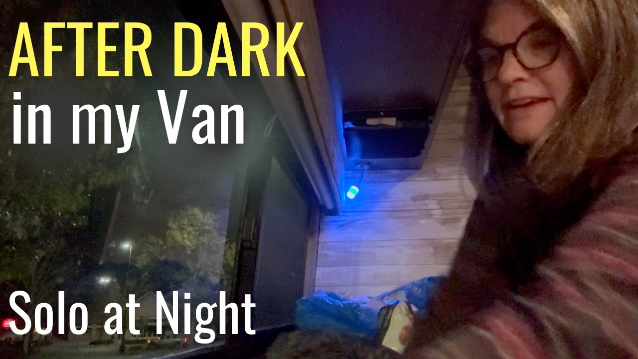 Мой настоящий ночной распорядок в автодоме | Жизнь в фургоне после наступления темноты