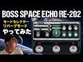 NO TALK【絶対買うべきBOSS SPACE ECHO RE-202】モードセレクターとリバーブかけてやってみたら最高すぎて大満足しか無いエコーマシーン