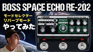 NO TALK【絶対買うべきBOSS SPACE ECHO RE-202】モードセレクターとリバーブかけてやってみたら最高すぎて大満足しか無いエコーマシーン