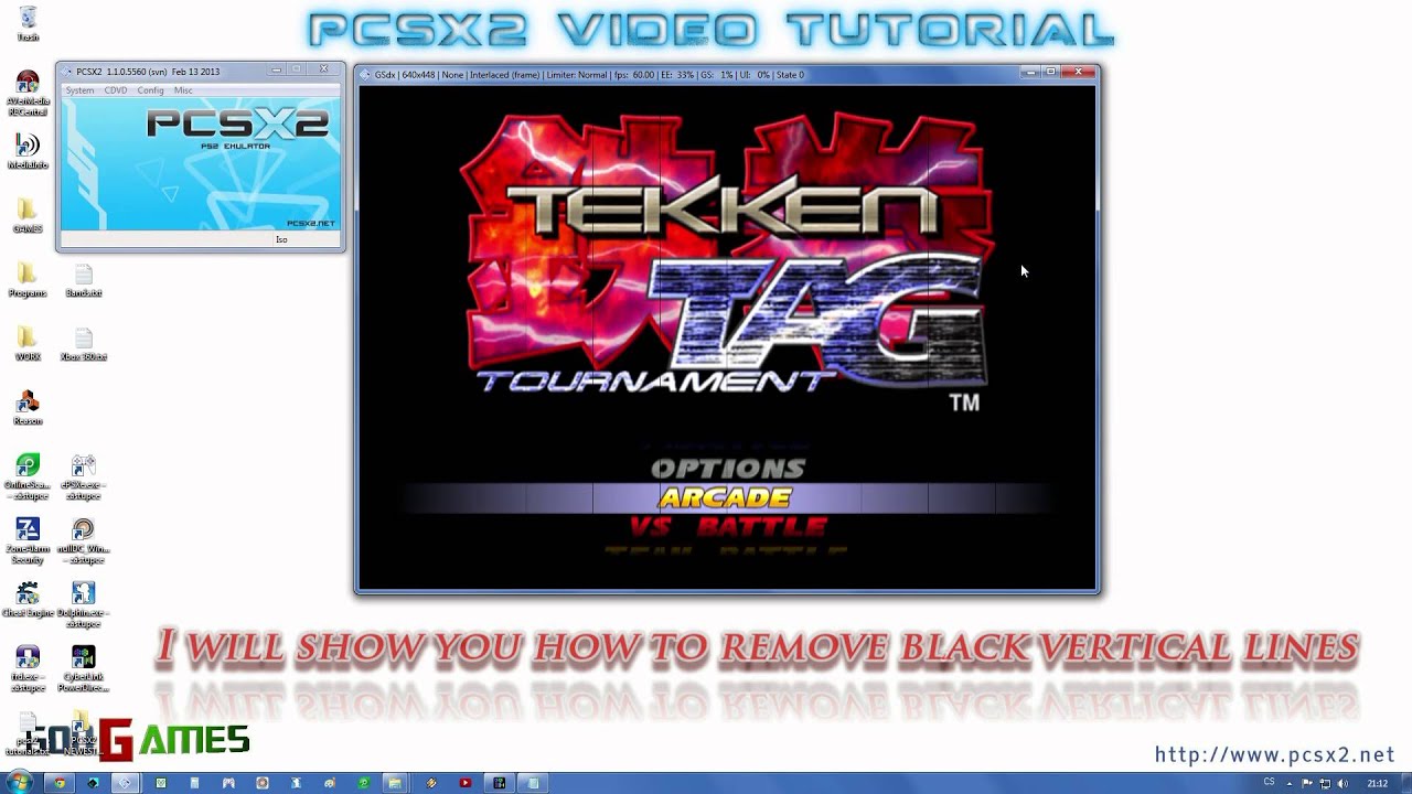 Pcsx2 Video Tutorial How To Remove Black Vertical Lines Outdated Youtube