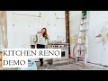 MY KITCHEN IS A DISASTER! KITCHEN RENO WEEK 2, DEMO  |   EMMA COURTNEY