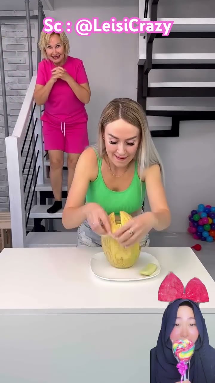 SEMBUNYIIN UANG DI MELON ⁉️Mama Kena Tipu?@LeisiCrazy #shorts #funny #dubbing