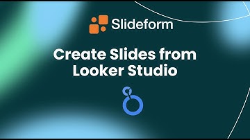 Create Slides from Looker Studio with AI