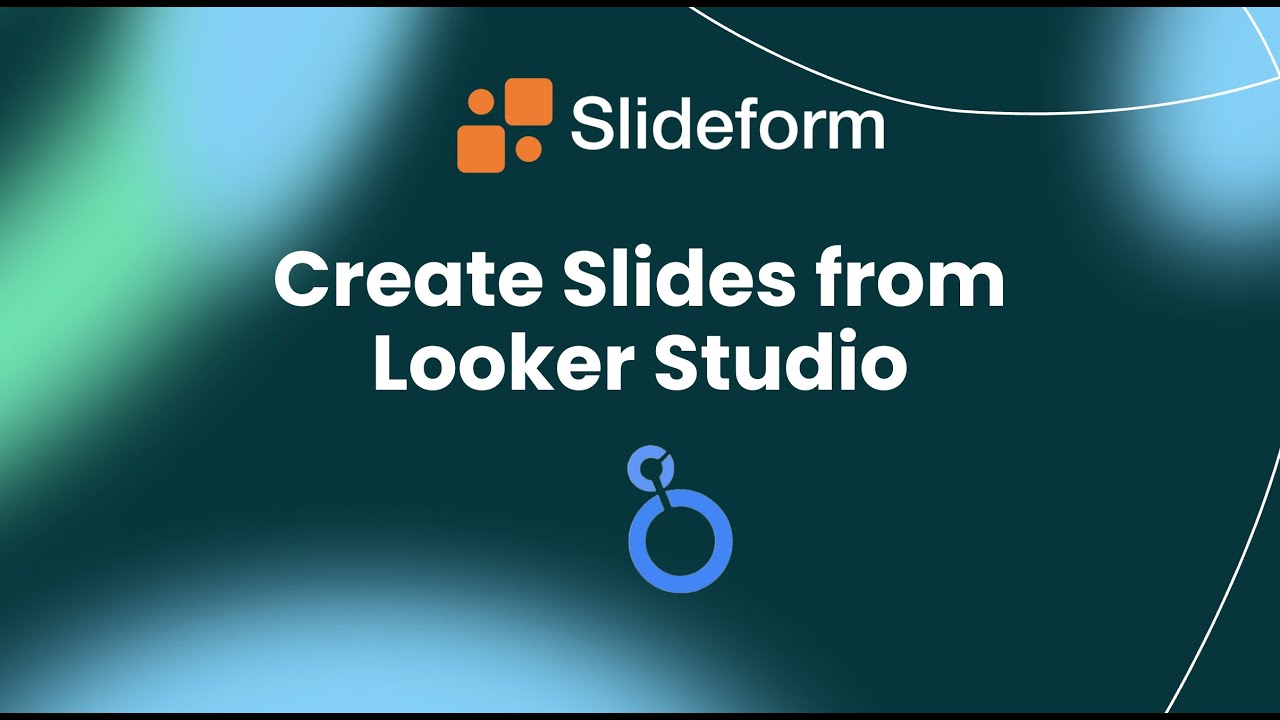 Create Slides from Looker Studio with AI