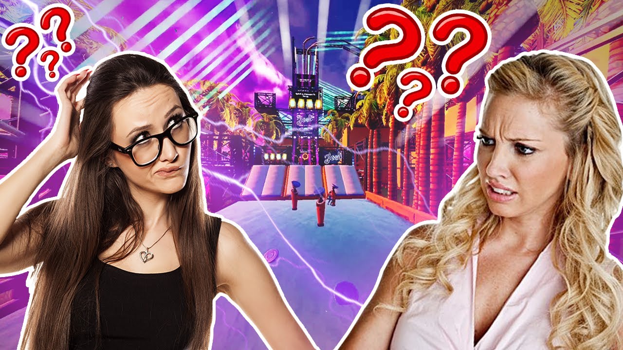 2 GIRLS 1 PARKOUR MAP - (Fortnite Creative)