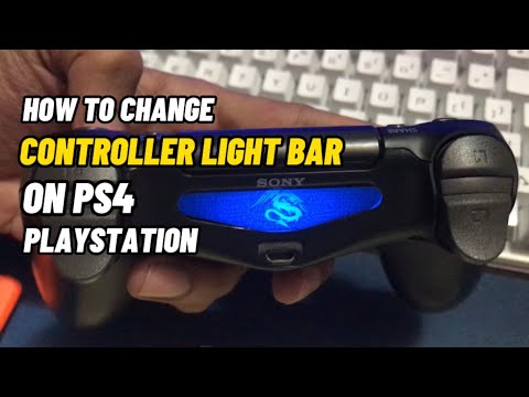 PS4 Controller Settings Light Bar And Sound Vibration !