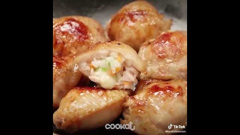 Cách làm cánh gà nhồi cơm & phô mai