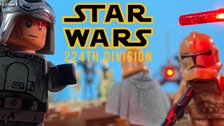 AMBUSH on the 224th Division | Lego Star Wars clone wars stop-motion battle