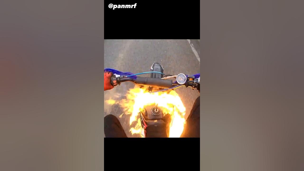 Gas Tank Explodes with Rider on Bike YouTube