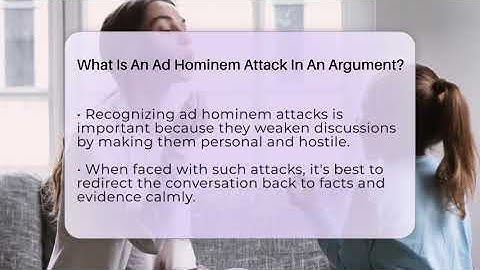 What Is An Ad Hominem Attack In An Argument? - The Language Library