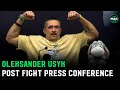 Oleksander usyk emotional on tyson fury win i miss my daughters birth  post fight presser