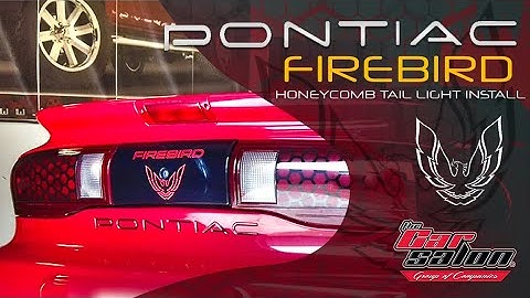 Pontiac Firebird Honeycomb Taillight and Tint Install By The Car Salon Calgary