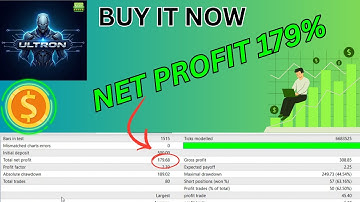 Ultron V9 Forex EA MT4 – EURUSD & AUDCAD Automated Trading