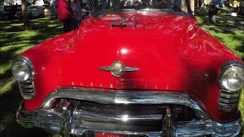 1950 Olds 98 Convertible Red StAugustine1117184823